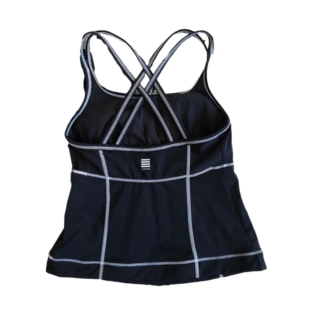 𝅺LANDS' End Top Stitch Tankini